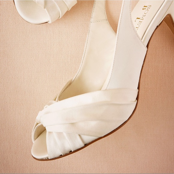 BHLDN Maryetta Peep Toe Heels NWOT - Picture 3 of 6